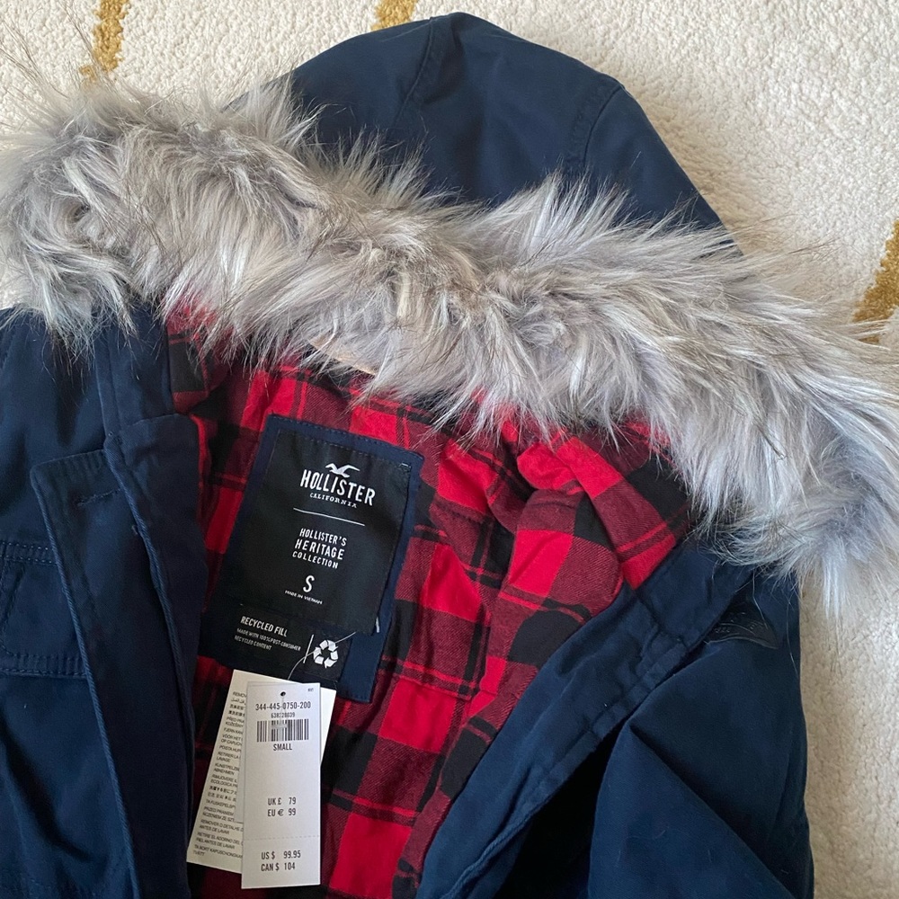 NWT Hollister parka jacket - Picture 5 of 10